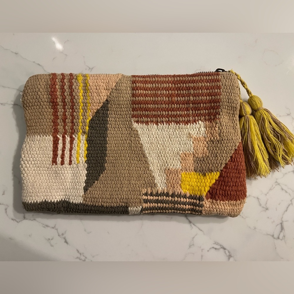 Wilfred woven clutch purse
